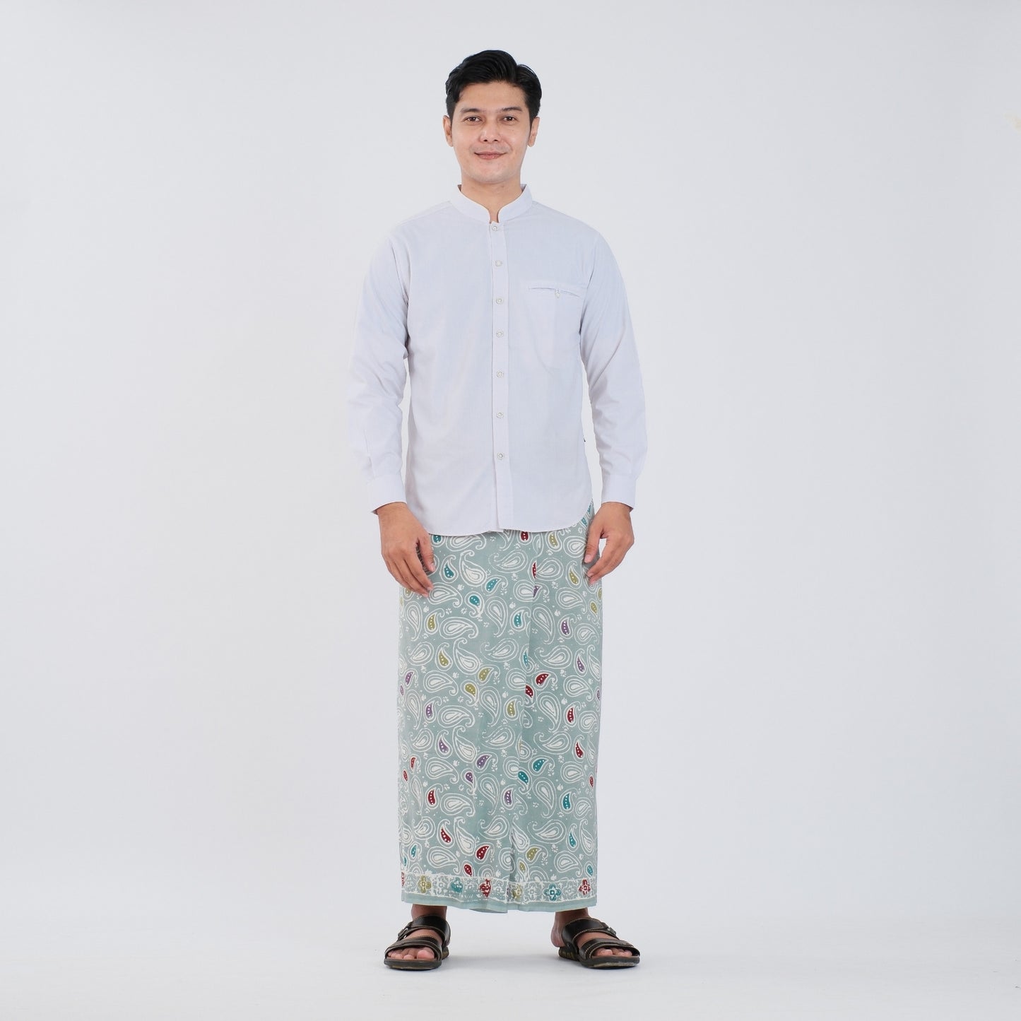 Sarung Batik Cap Sage Colet Rayon Premium - Batik Surya Teja (SPC 4-19)