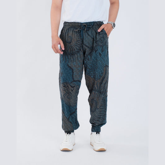Celana Jogger Batik Dobby Premium - Batik Surya Teja (CJ 43-54)