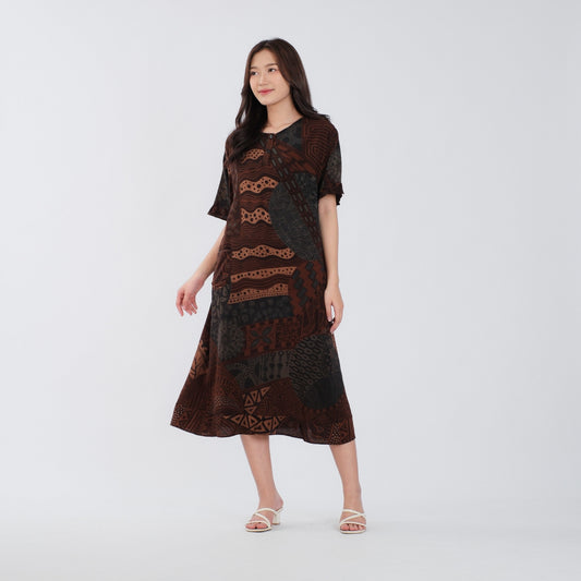 Daster Batik Kancing Rayon Premium - Batik Surya Teja (DKL 11-15)