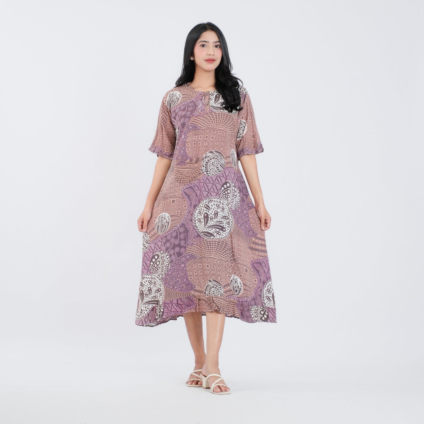 Daster Batik Kancing Rayon Premium - Batik Surya Teja (DKS 16-20)