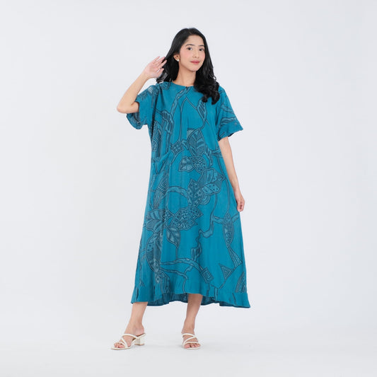 Daster Batik Resleting Rayon Premium - Batik Surya Teja (DB 6-10)