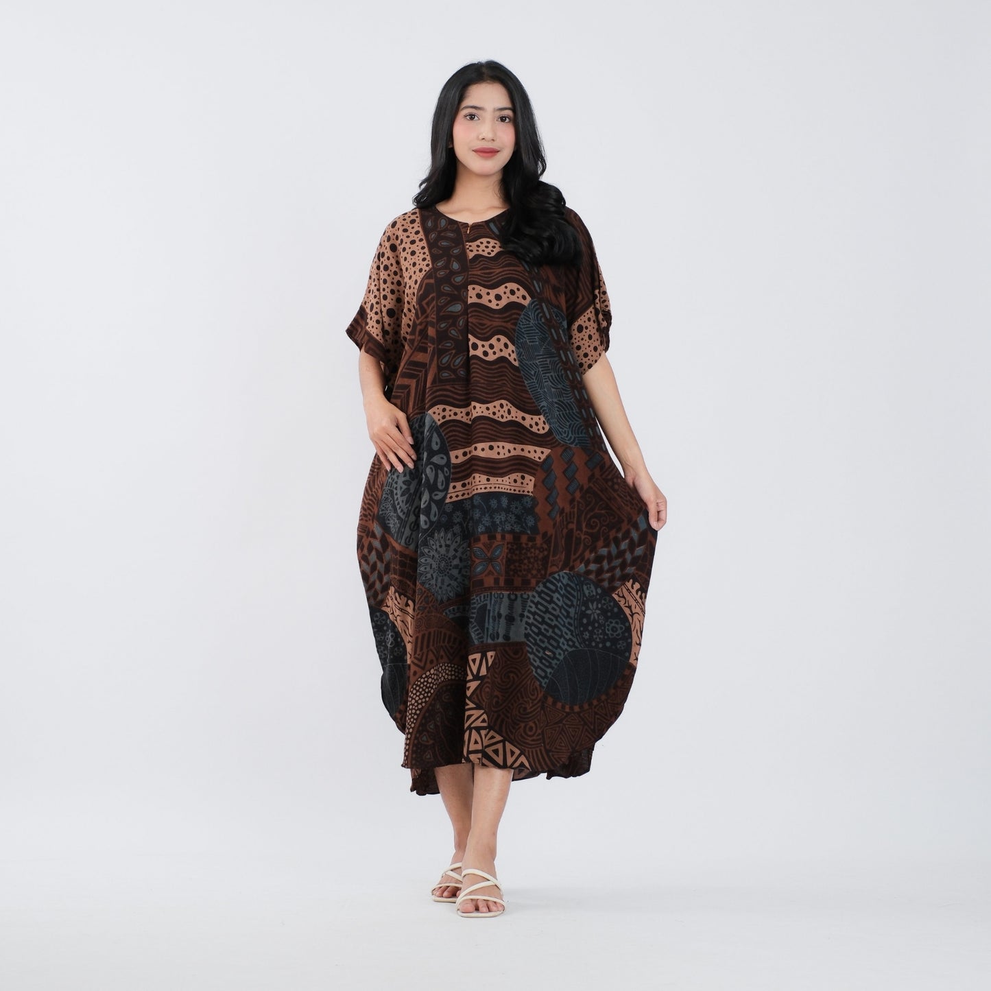 Daster Kelelawar Batik Rayon Premium - Batik Surya Teja (DLL 11-15)