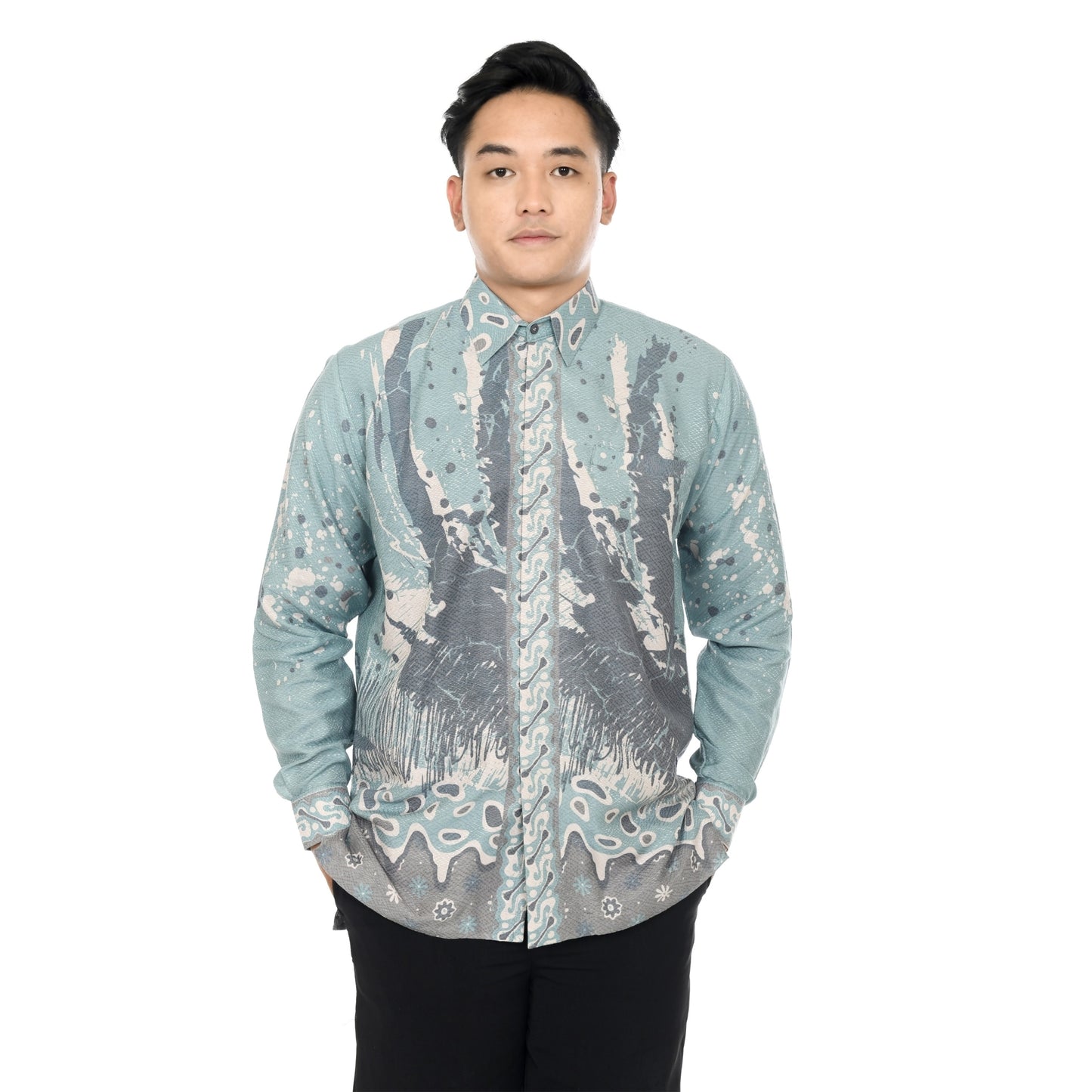 Kemeja Batik Pria Lengan Panjang Dobby Premium Lapis Furing - Batik Surya Teja (KDPA 6-10)