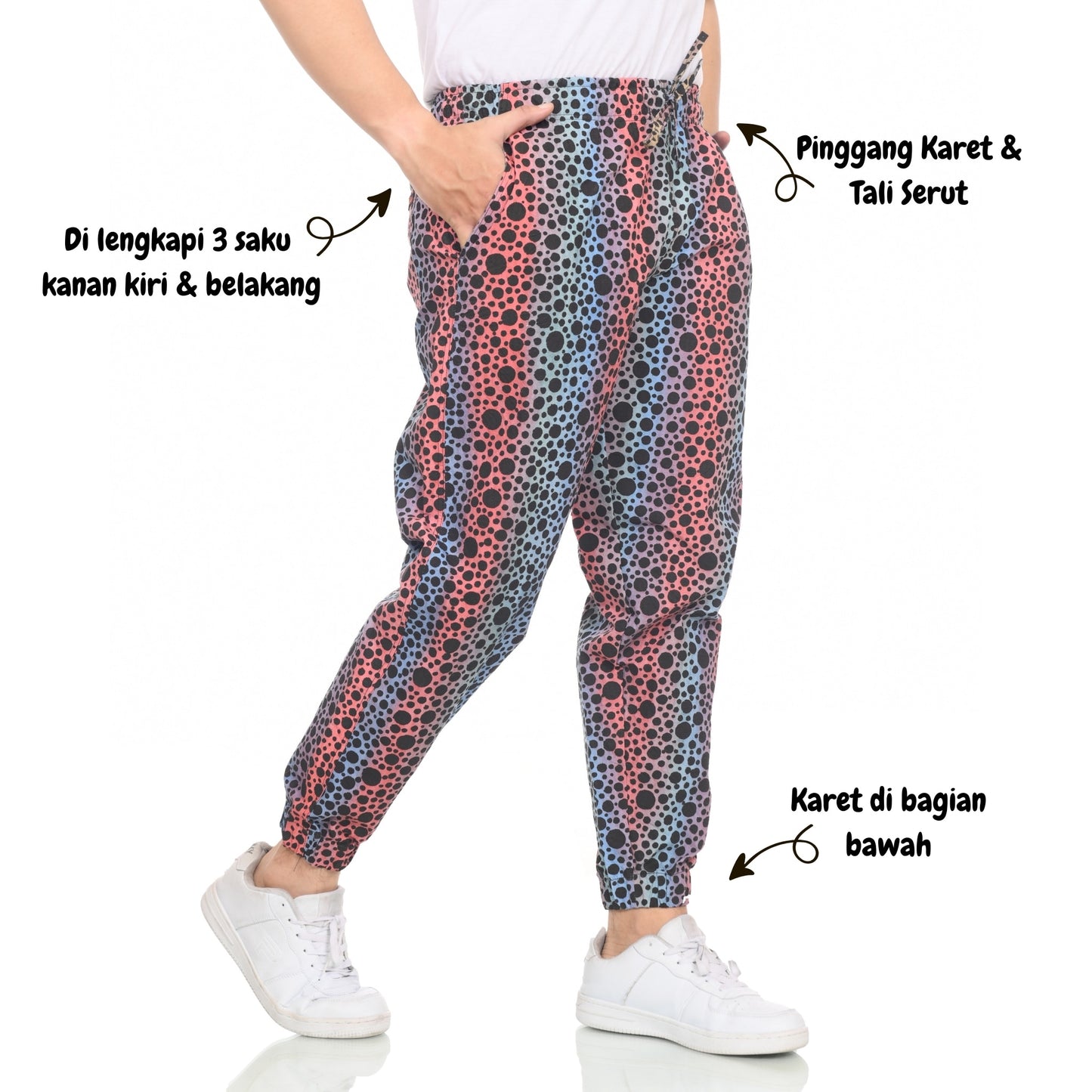 Celana Jogger Batik Dobby Premium - Batik Surya Teja (CJ 68-70)