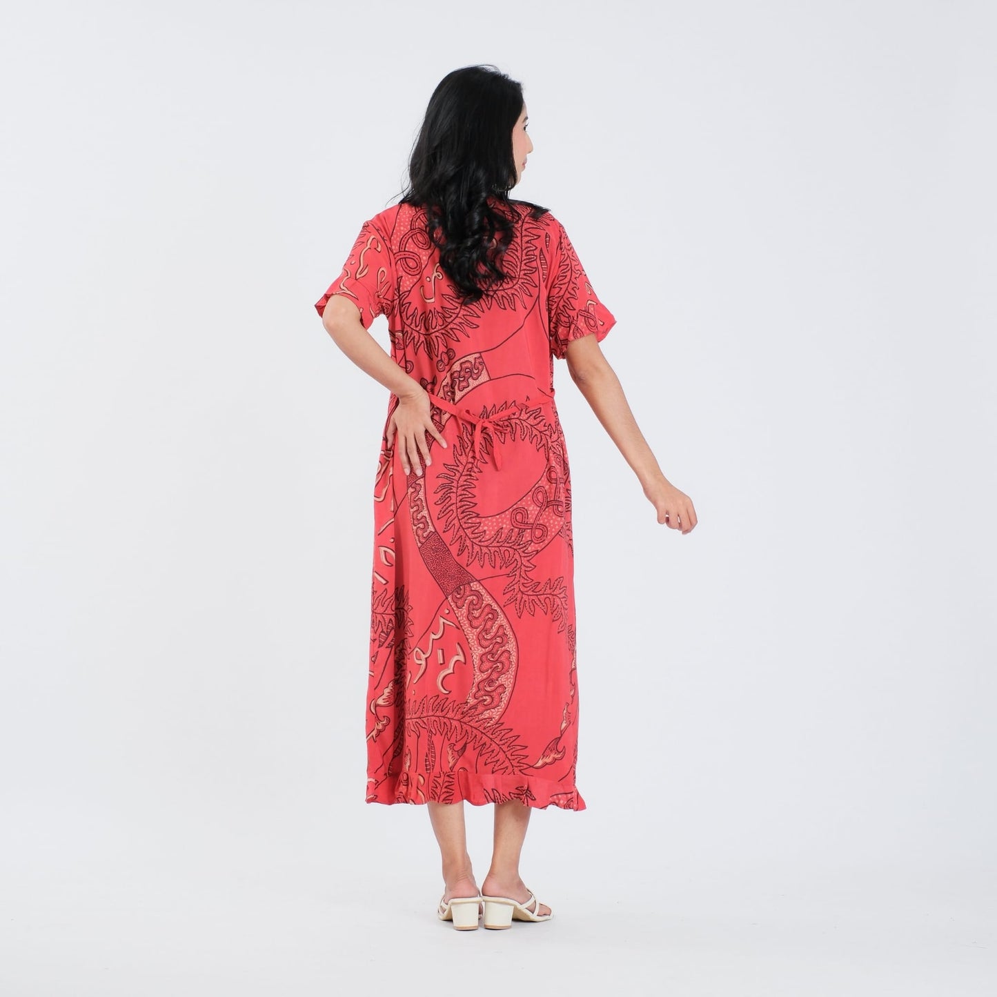 Daster Batik Resleting Rayon Premium - Batik Surya Teja (DB 1-5)