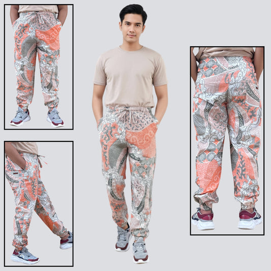 Celana Jogger Batik Dobby Premium - Batik Surya Teja (CJ 5-45)