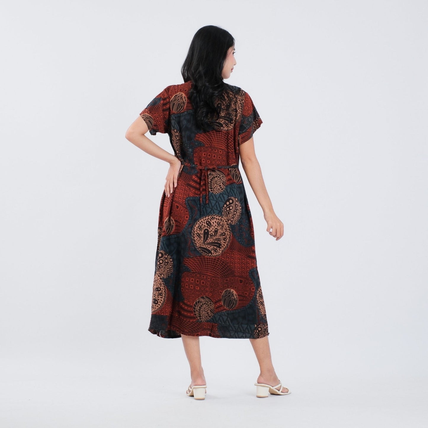 Daster Batik Resleting Rayon Premium - Batik Surya Teja (DL 16-20)