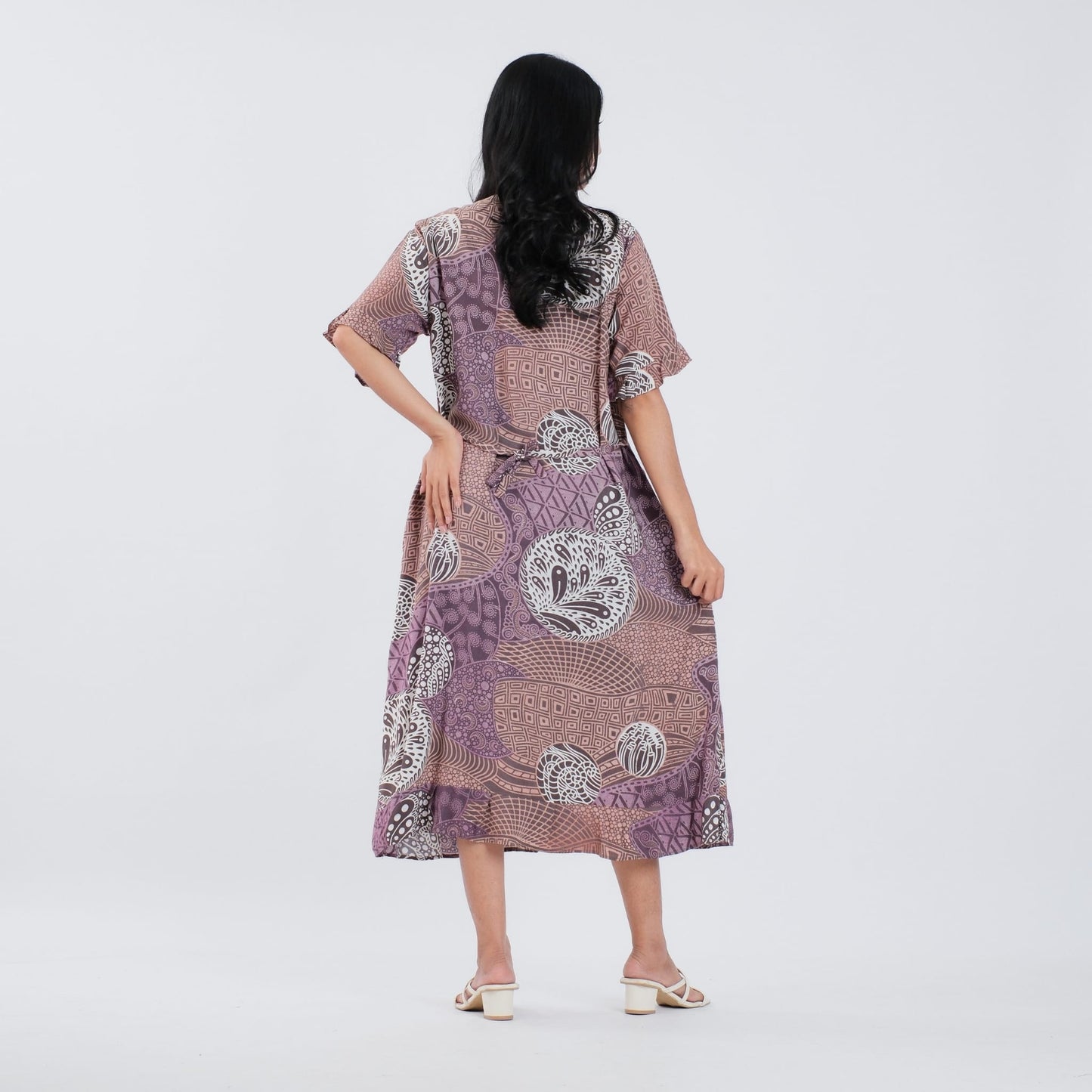Daster Batik Resleting Rayon Premium - Batik Surya Teja (DAB 1-5)
