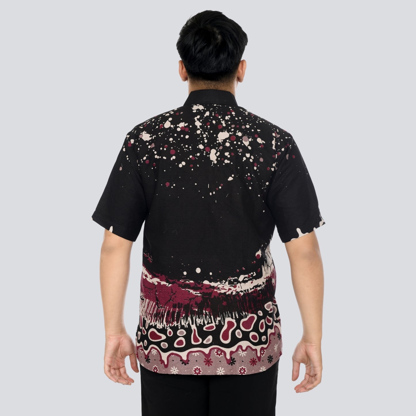Kemeja Batik Pria Lengan Pendek Dobby Premium Lapis Furing - Batik Surya Teja (KDPE 1-5)