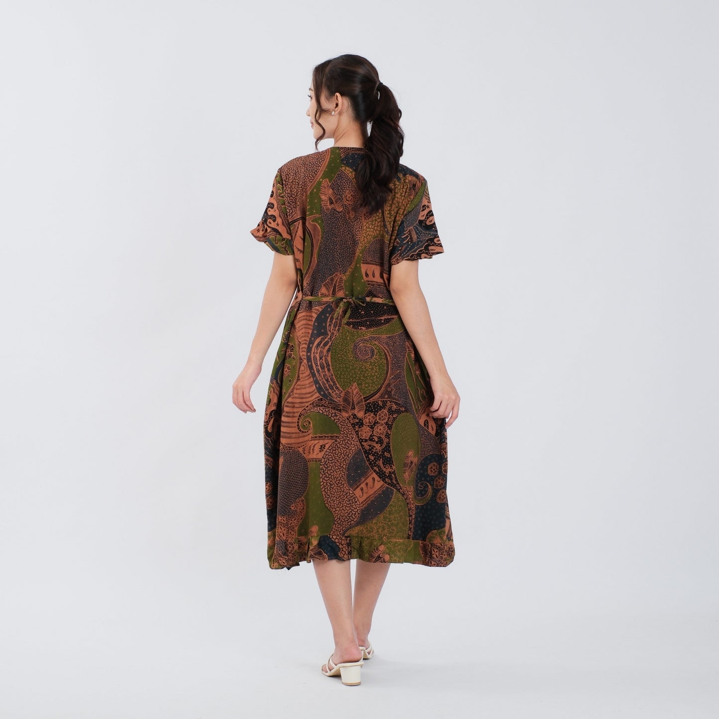 Daster Batik Resleting Rayon Premium - Batik Surya Teja (DL 6-10)