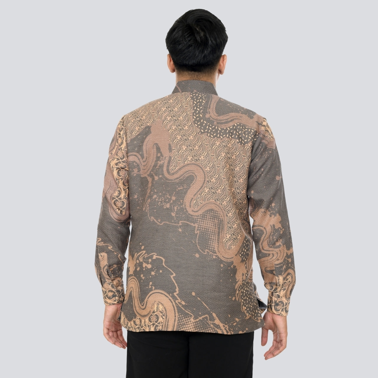 Kemeja Batik Pria Lengan Panjang Dobby Premium Lapis Furing - Batik Surya Teja (KDPA 6-10)