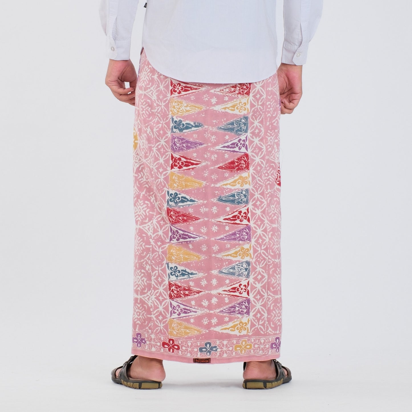 Sarung Batik Cap Baby Pink Colet Rayon Premium - Batik Surya Teja (SPC 1-16)