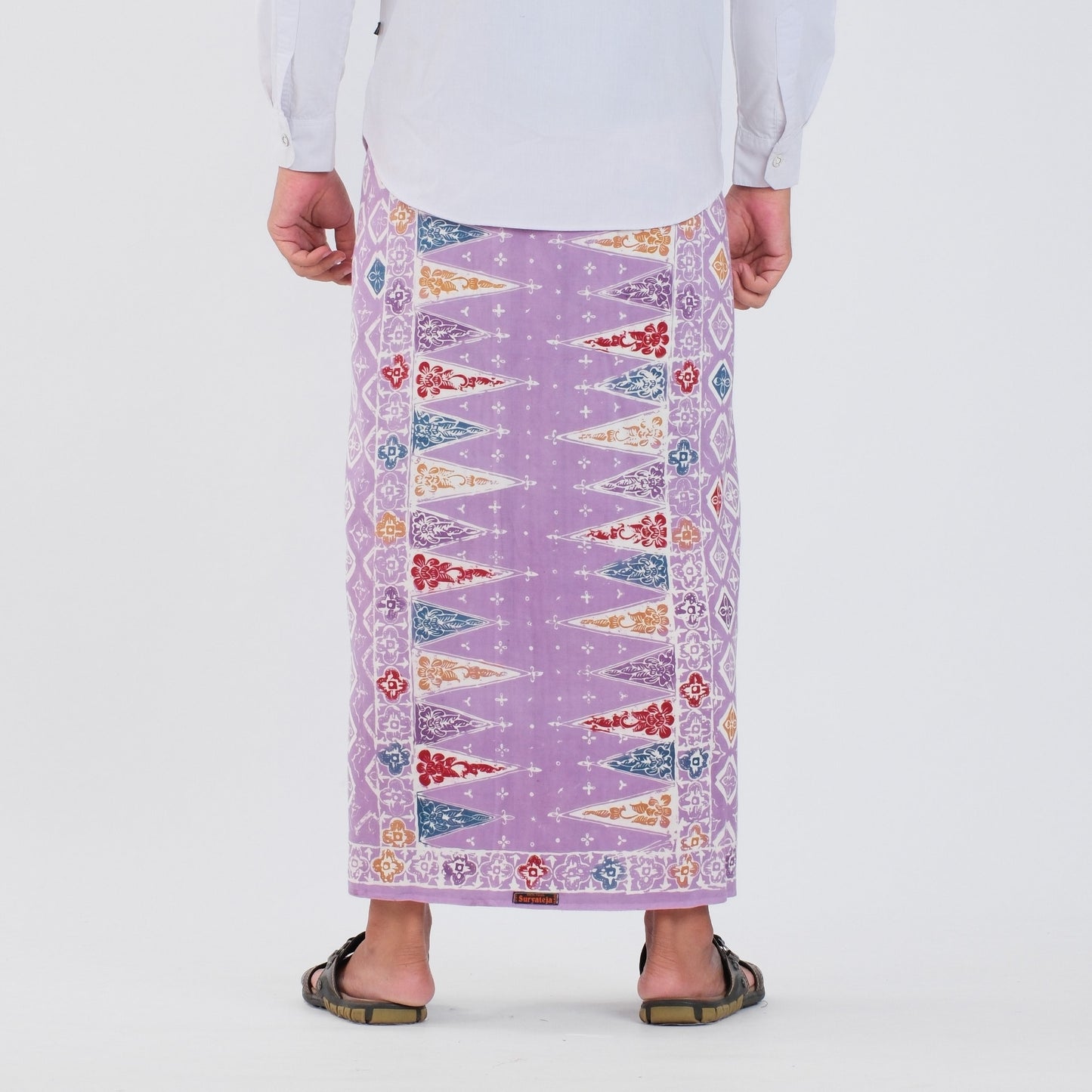 Sarung Batik Cap Lavender Colet Rayon Premium - Batik Surya Teja (SPC 5-20)