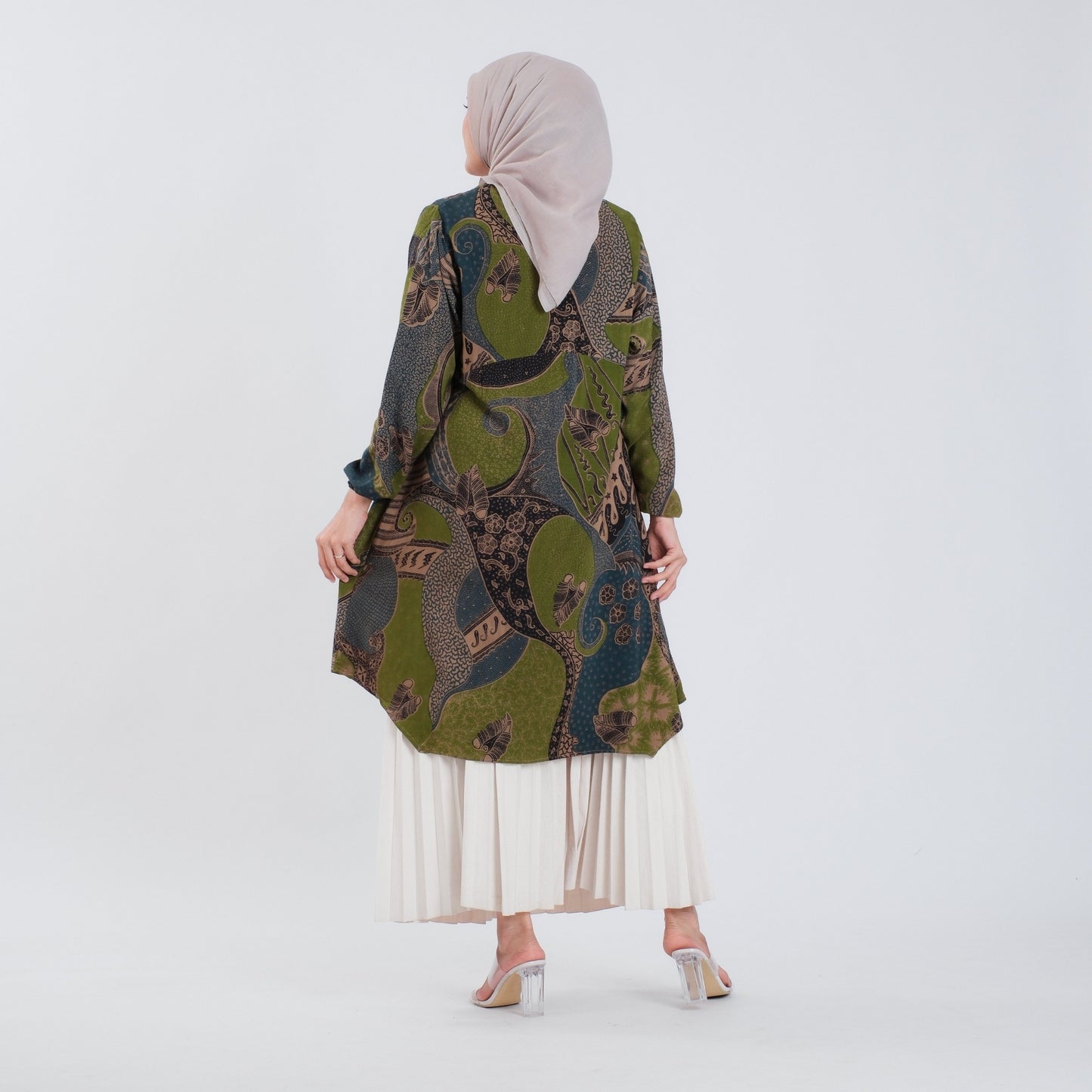 Atasan Wanita Tunik Batik Rayon Premium - Batik Surya Teja (TL 1-3)