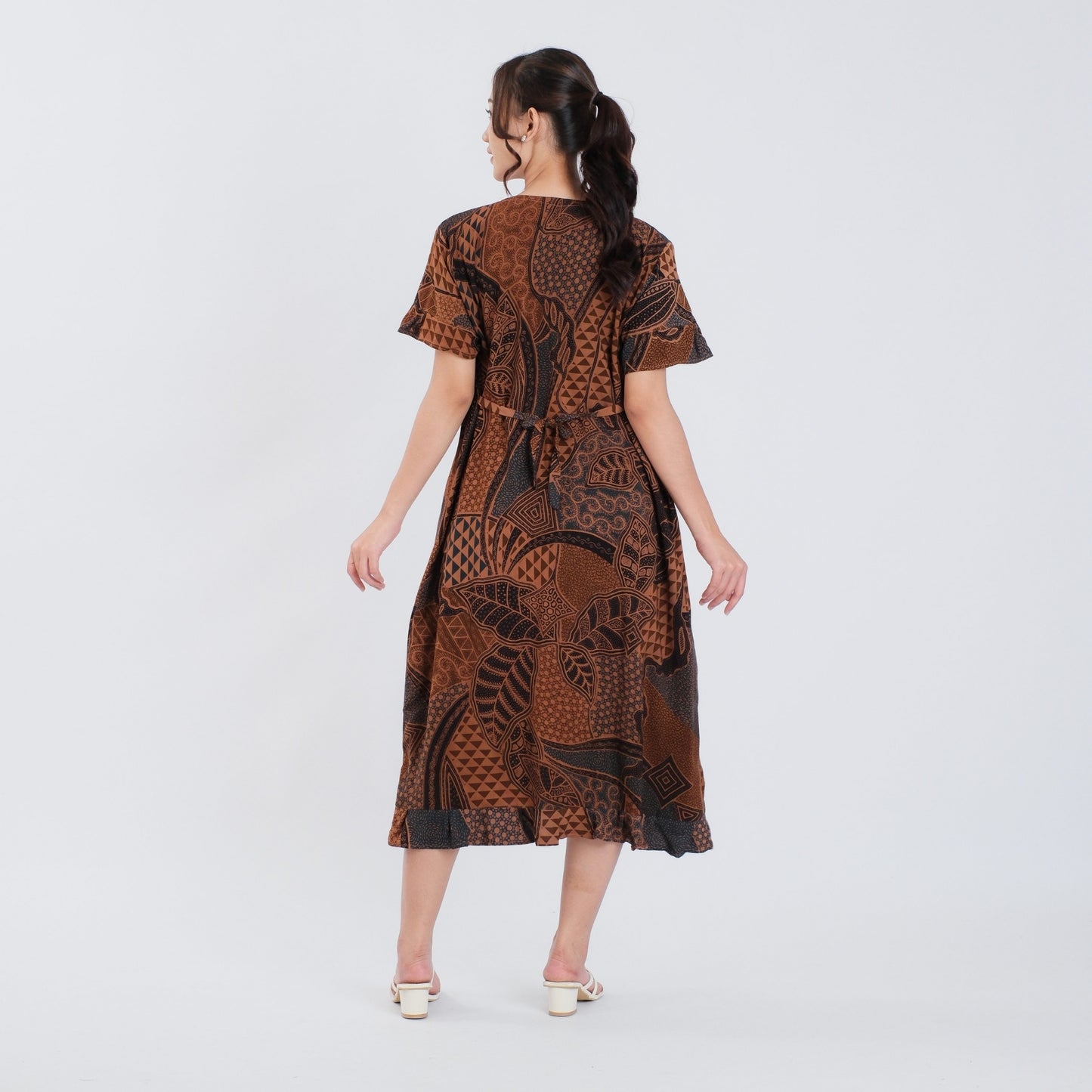 Daster Batik Resleting Rayon Premium - Batik Surya Teja (DL 1-5)