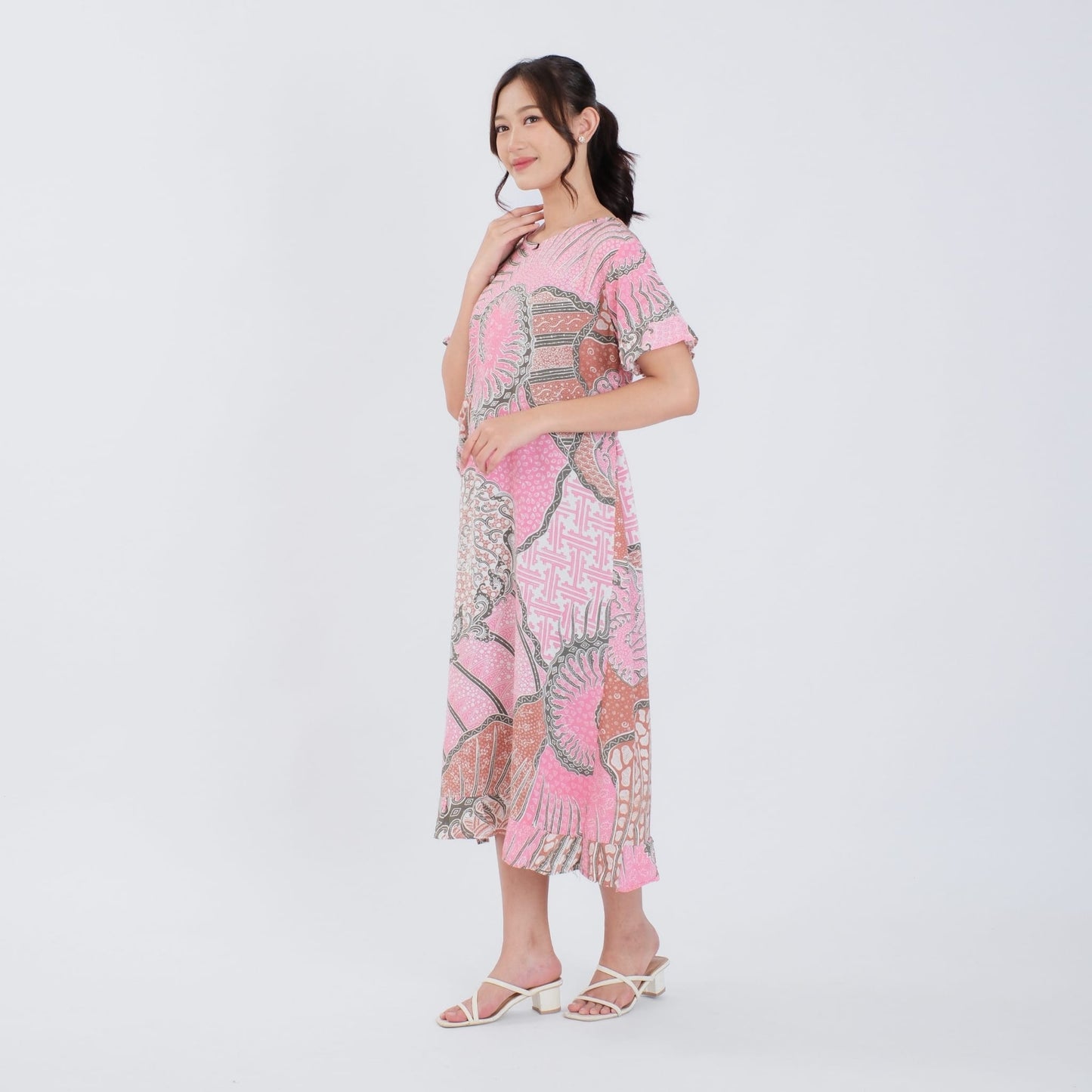 Daster Batik Resleting Rayon Premium - Batik Surya Teja (DS 1-5)