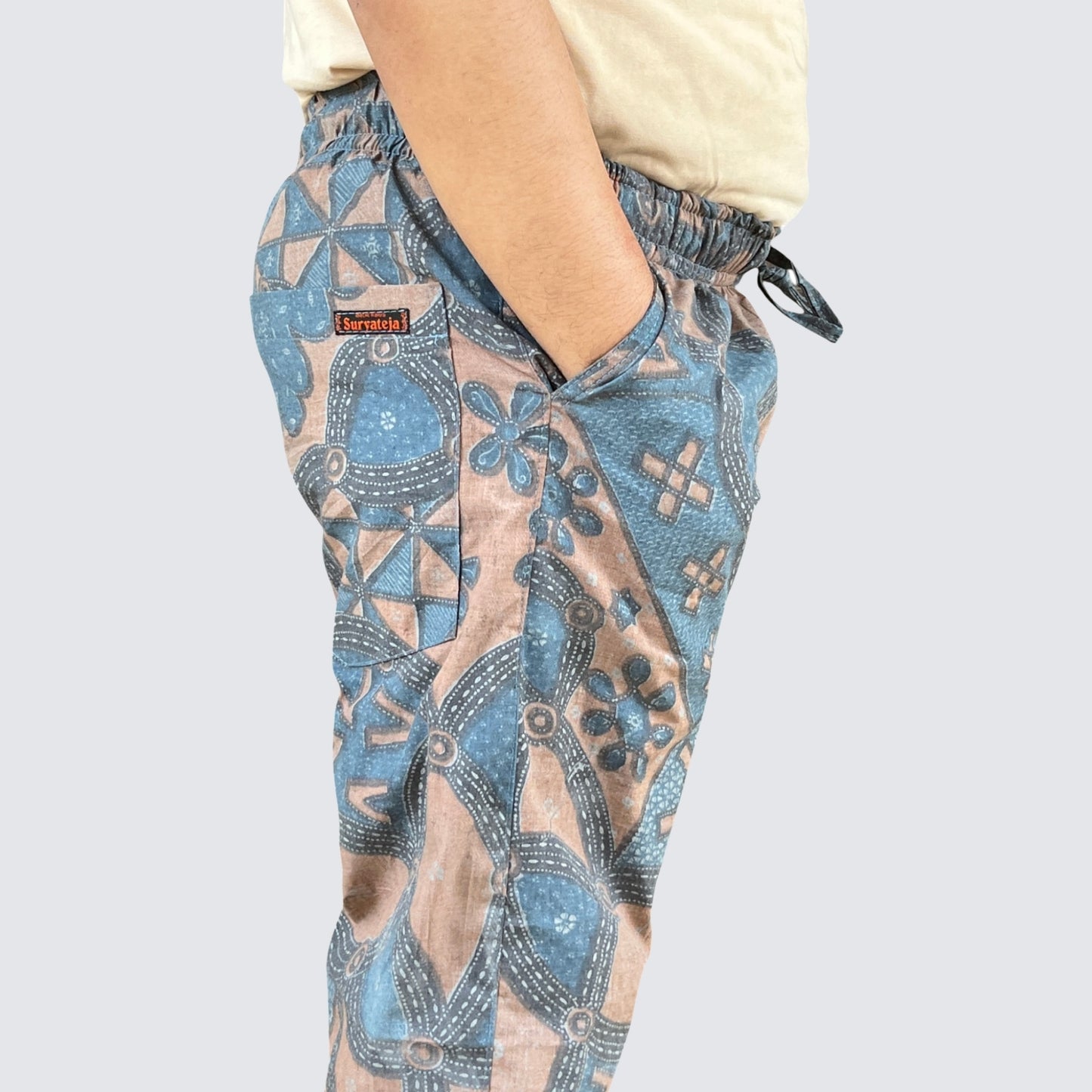 Celana Jogger Batik Dobby Premium - Batik Surya Teja (CJ 40-58)