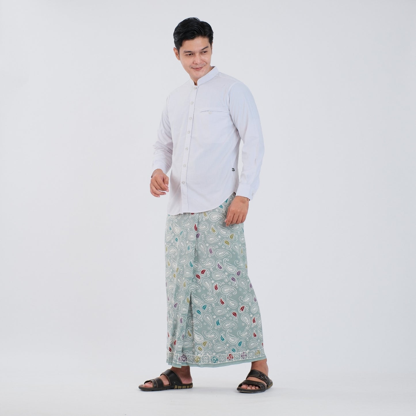 Sarung Batik Cap Sage Colet Rayon Premium - Batik Surya Teja (SPC 4-19)