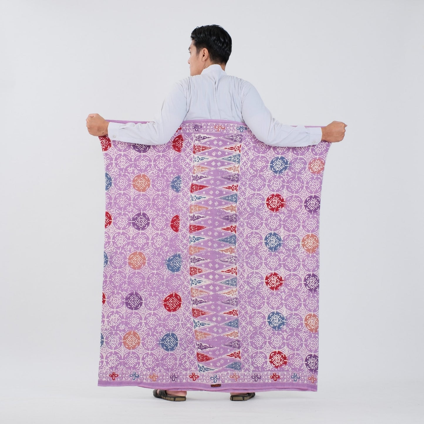 Sarung Batik Cap Lavender Colet Rayon Premium - Batik Surya Teja (SPC 5-20)