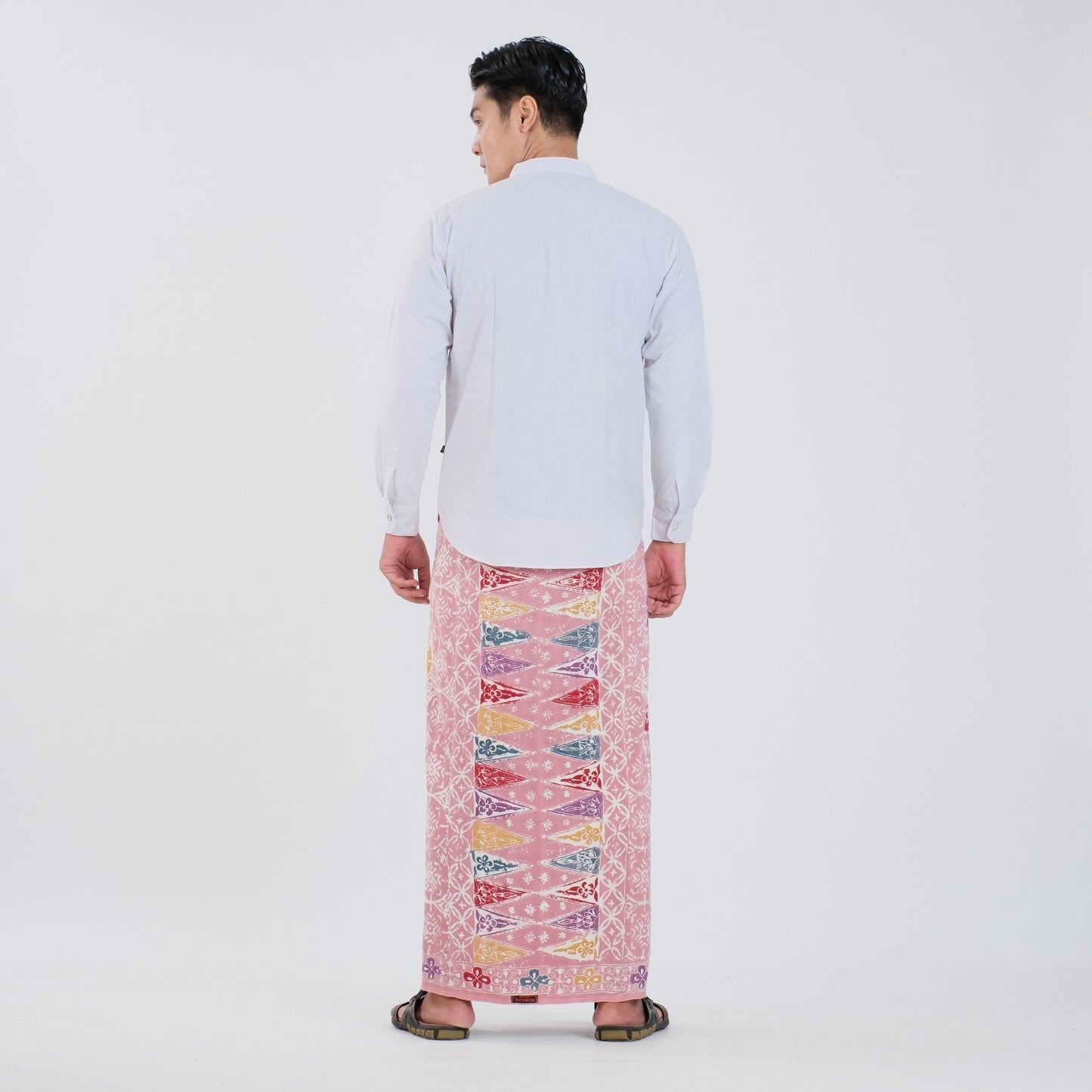 Sarung Batik Cap Baby Pink Colet Rayon Premium - Batik Surya Teja (SPC 1-16)