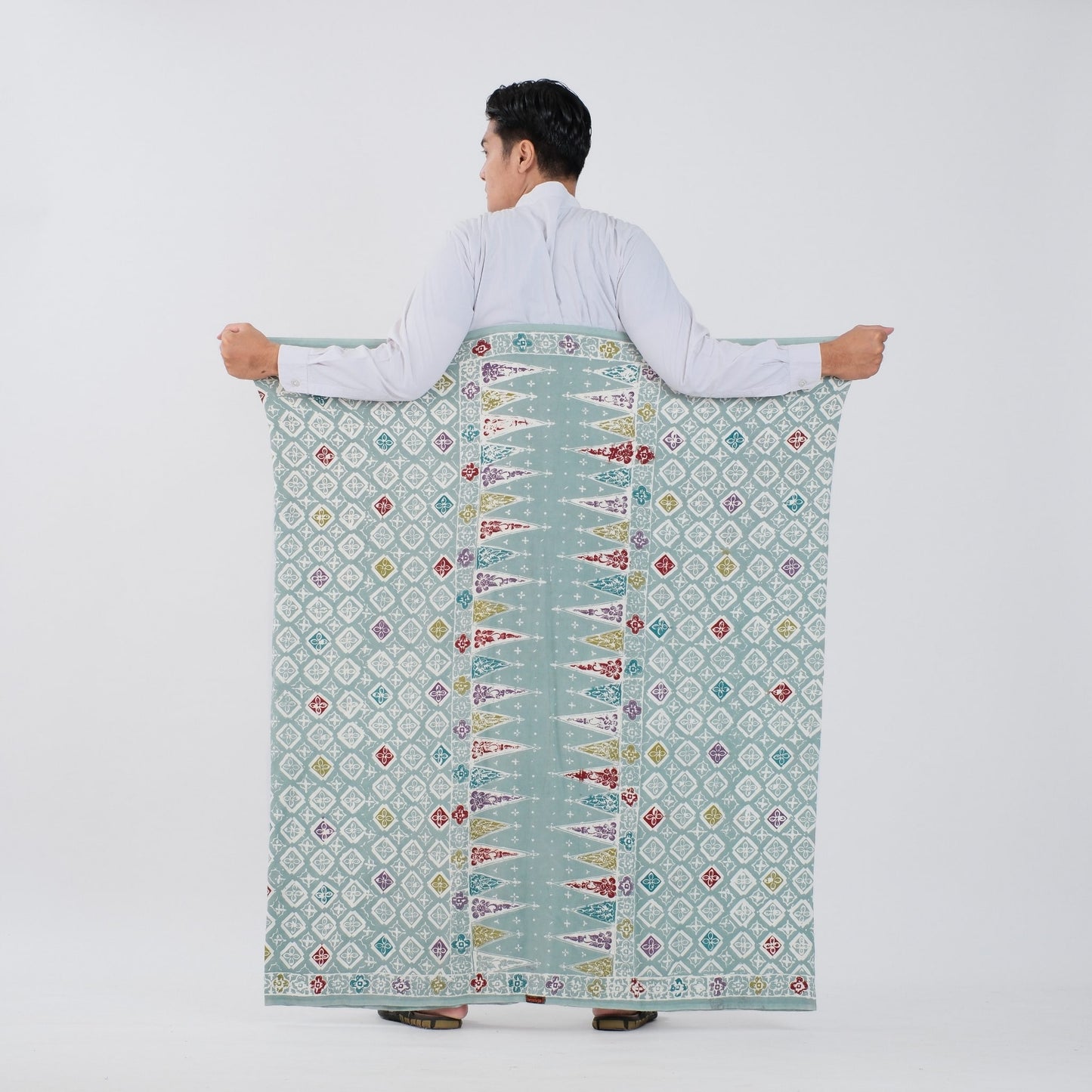 Sarung Batik Cap Sage Colet Rayon Premium - Batik Surya Teja (SPC 4-19)