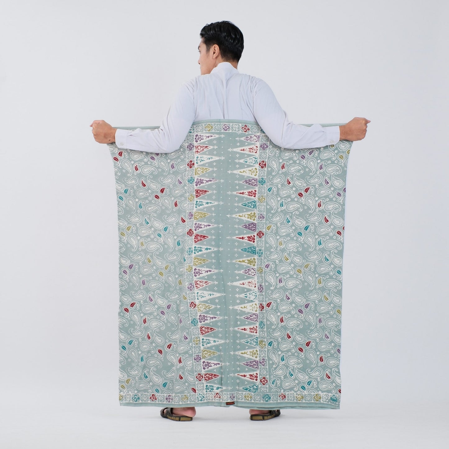 Sarung Batik Cap Sage Colet Rayon Premium - Batik Surya Teja (SPC 4-19)
