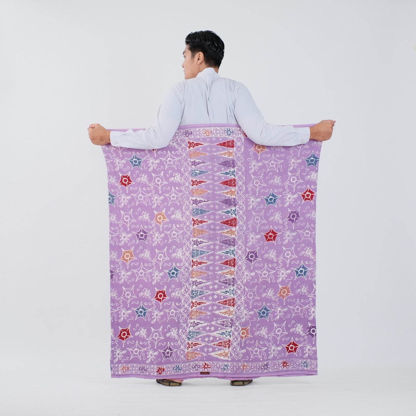 Sarung Batik Cap Lavender Colet Rayon Premium - Batik Surya Teja (SPC 5-20)