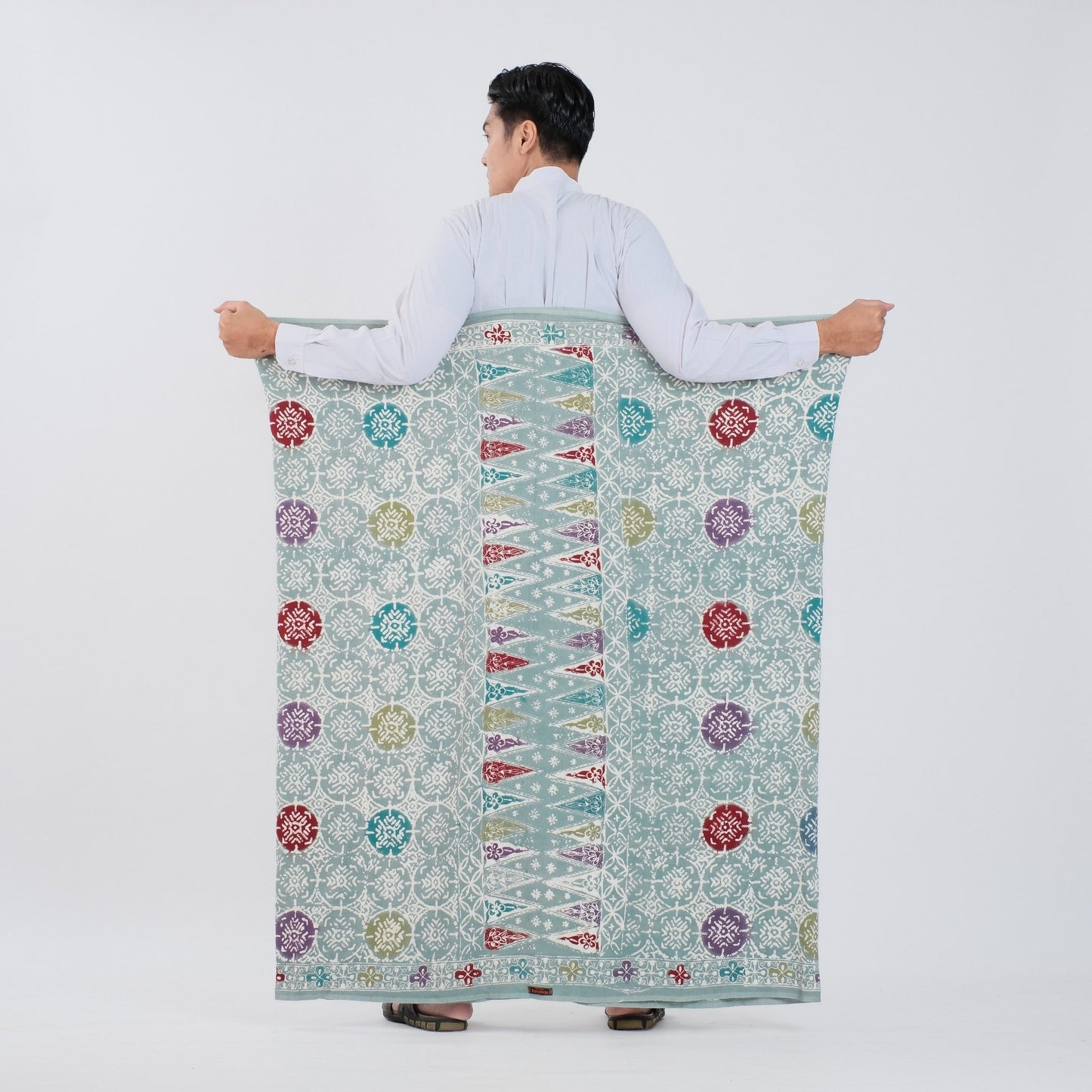 Sarung Batik Cap Sage Colet Rayon Premium - Batik Surya Teja (SPC 4-19)