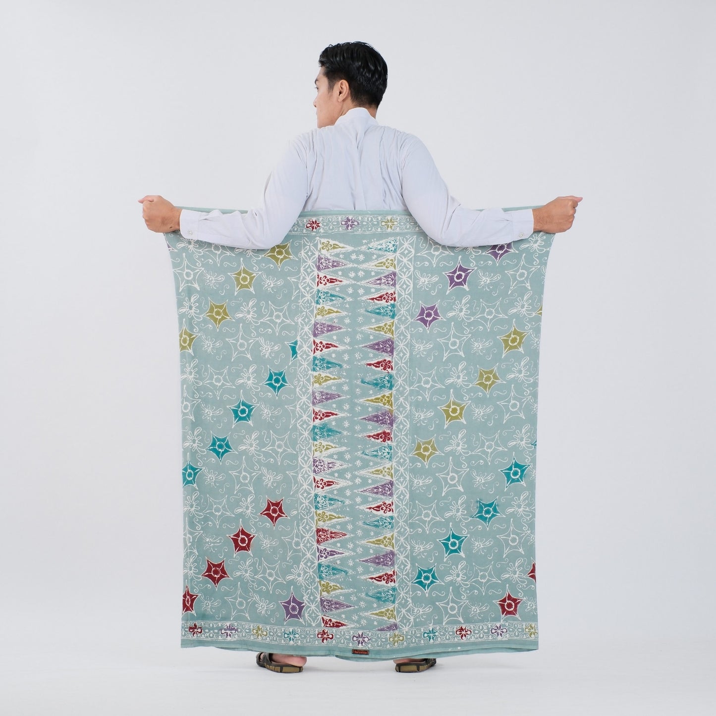 Sarung Batik Cap Sage Colet Rayon Premium - Batik Surya Teja (SPC 4-19)