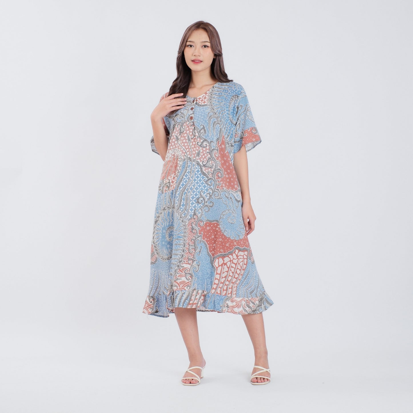 Daster Batik Kancing Rayon Premium - Batik Surya Teja (DKS 6-10)