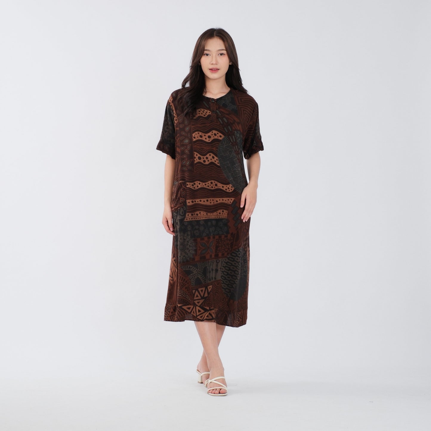 Daster Batik Kancing Rayon Premium - Batik Surya Teja (DKL 11-15)