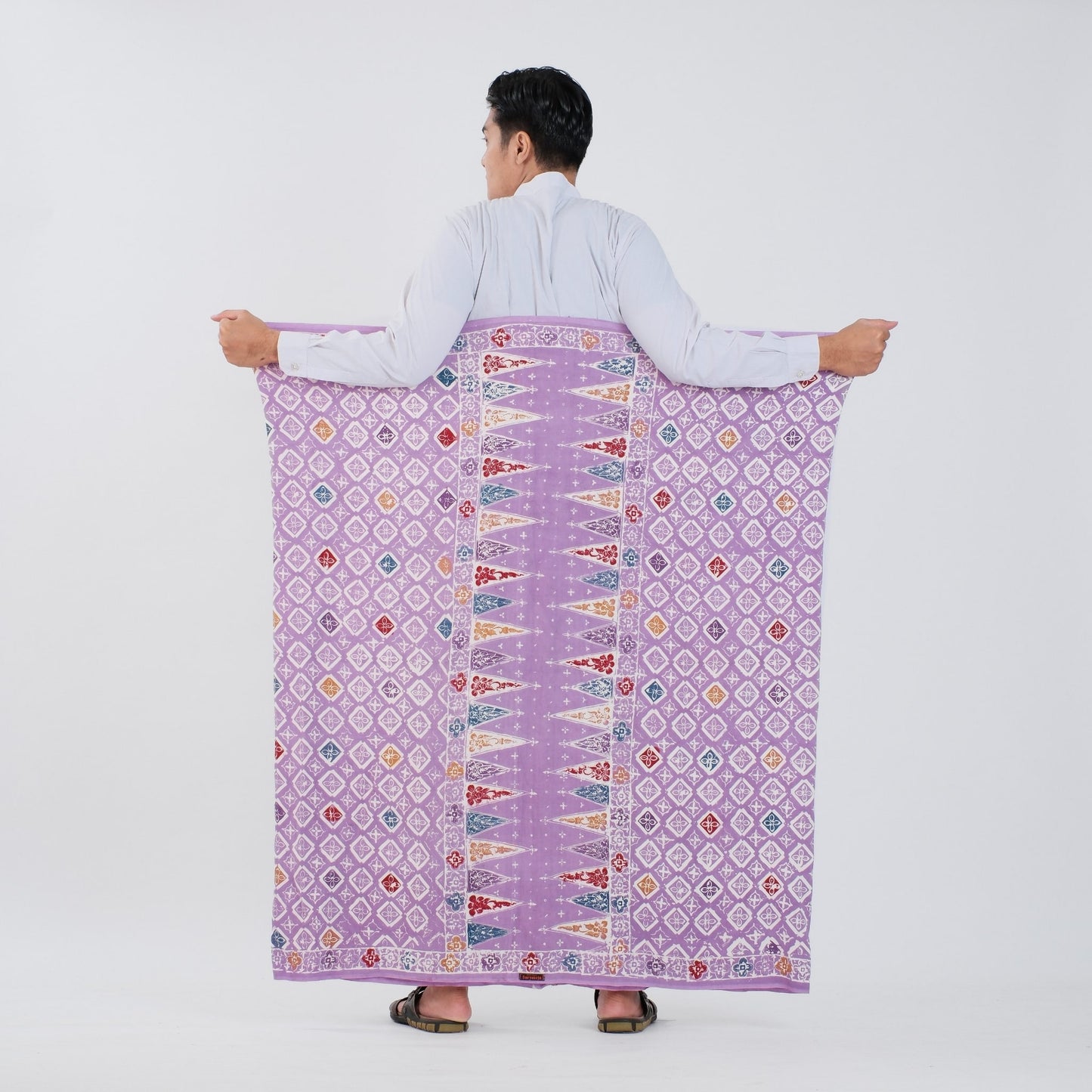 Sarung Batik Cap Lavender Colet Rayon Premium - Batik Surya Teja (SPC 5-20)