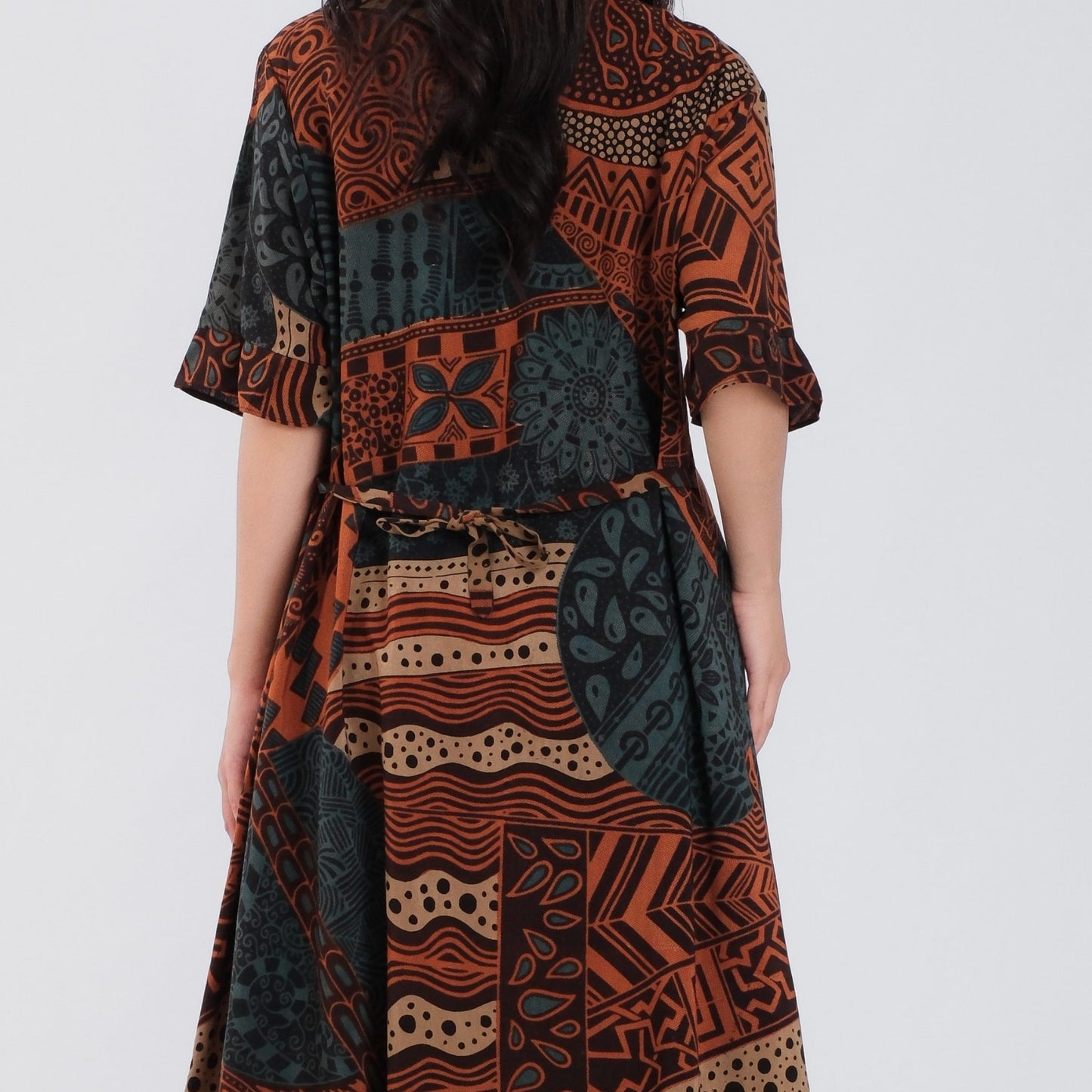 Daster Batik Resleting Rayon Premium - Batik Surya Teja (DL 11-15)