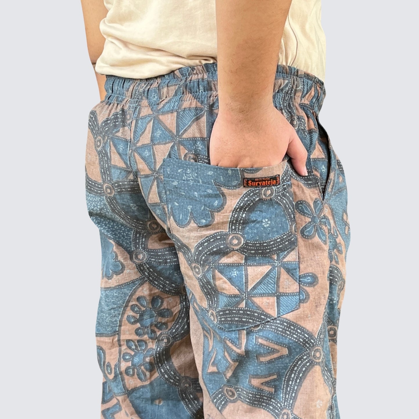 Celana Jogger Batik Dobby Premium - Batik Surya Teja (CJ 40-58)