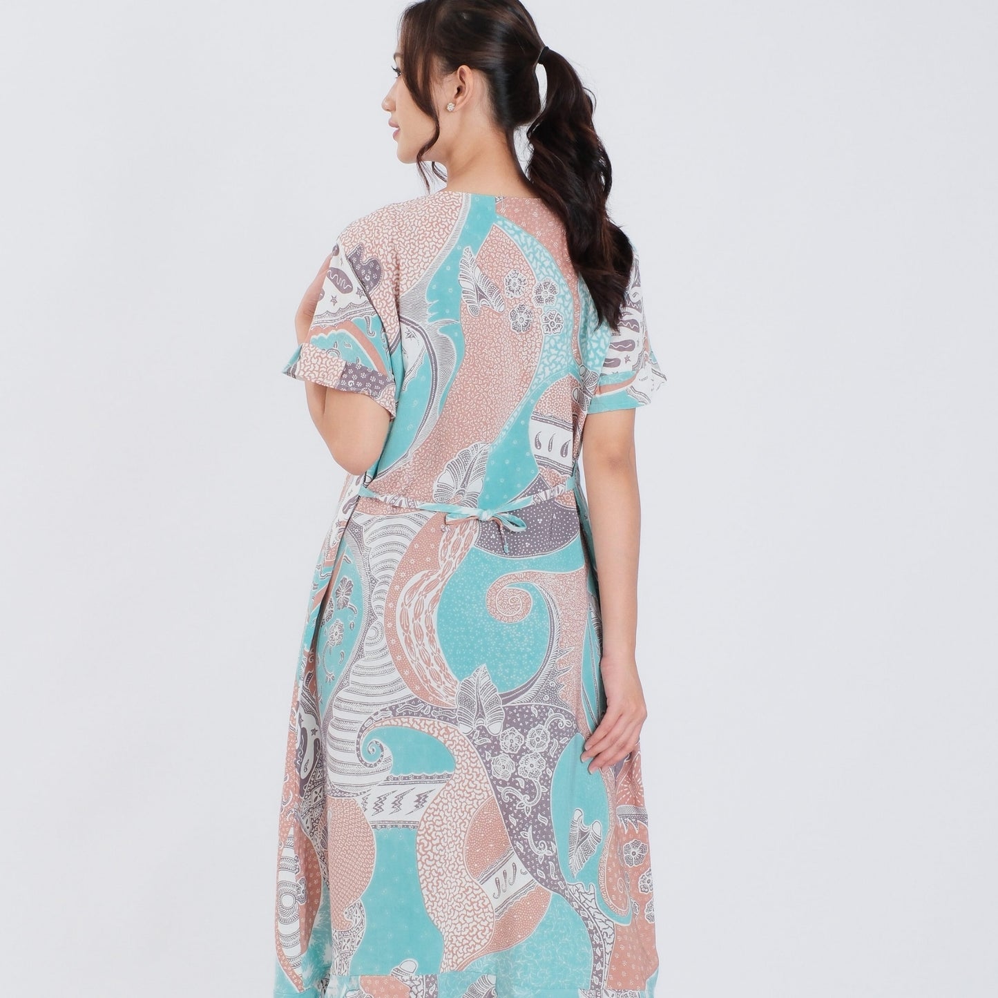 Daster Batik Resleting Rayon Premium - Batik Surya Teja (DS 6-10)