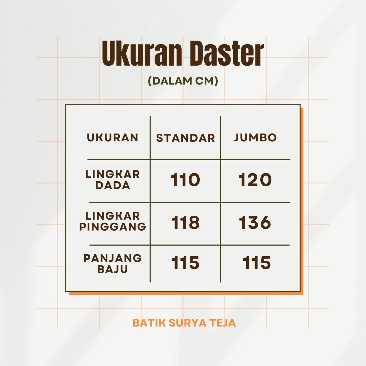 Daster Batik Resleting Rayon Premium - Batik Surya Teja (DB 1-5)