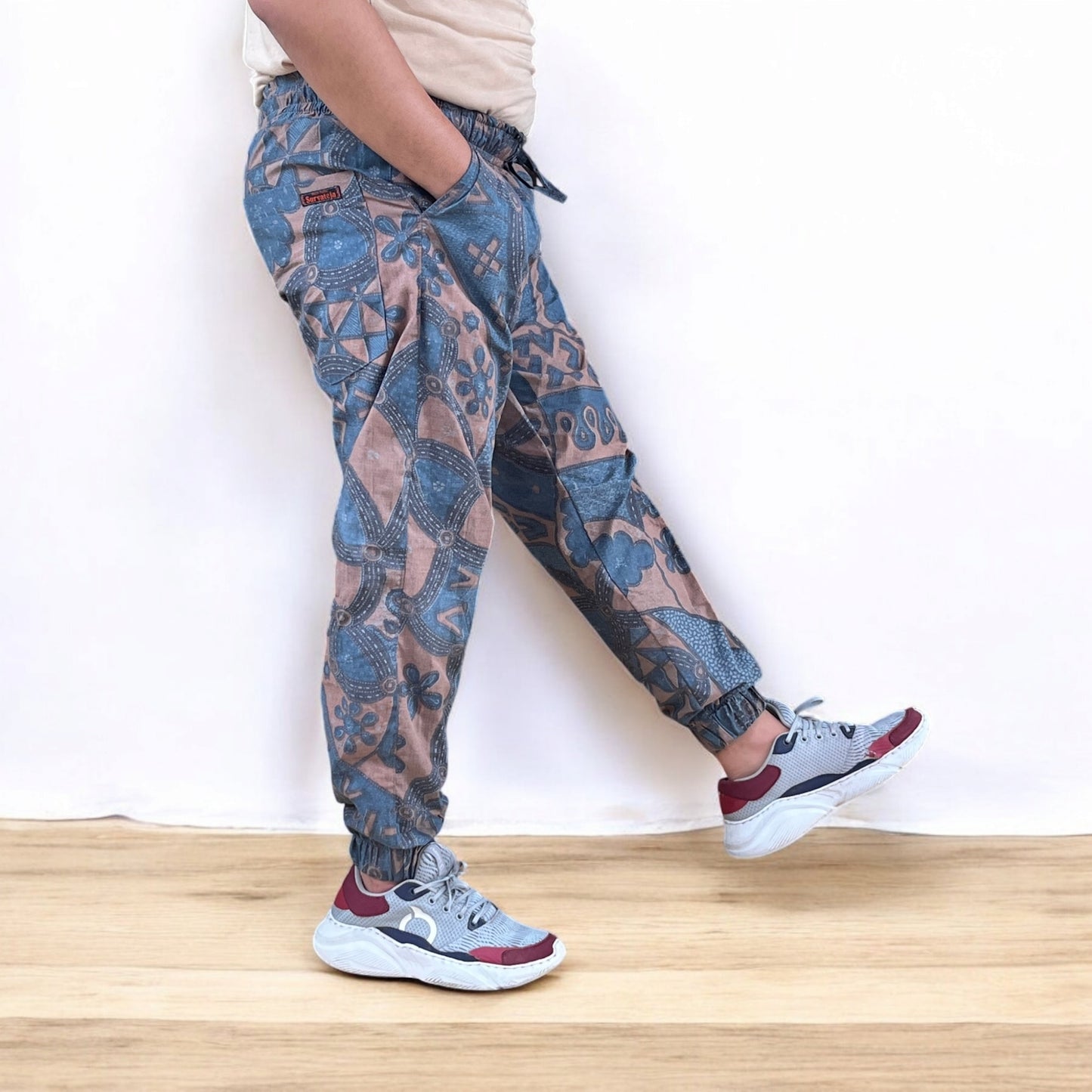 Celana Jogger Batik Dobby Premium - Batik Surya Teja (CJ 40-58)
