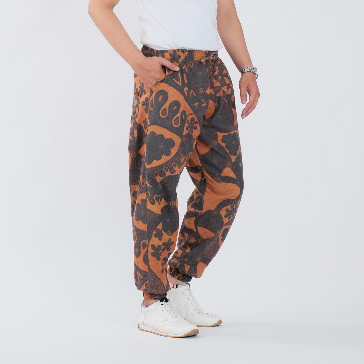 Celana Jogger Batik Dobby Premium - Batik Surya Teja (CJ 40-58)