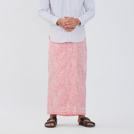 Sarung Batik Cap Pastel Monokrom Rayon Surya Teja SPM-9