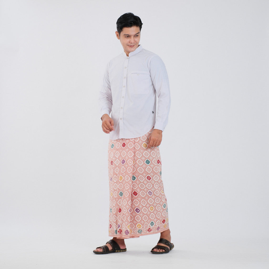 Sarung Batik Cap Pastel Colet Rayon Surya Teja SPC-12