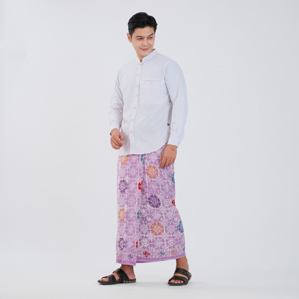 Sarung Batik Cap Pastel Colet Rayon Surya Teja SPC-10