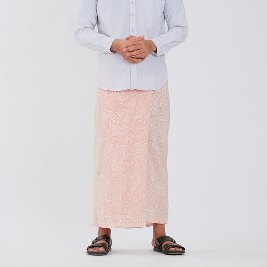 Sarung Batik Cap Pastel Monokrom Rayon Surya Teja SPM-6