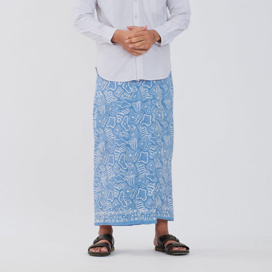 Sarung Batik Cap Pastel Monokrom Rayon Surya Teja SPM-10