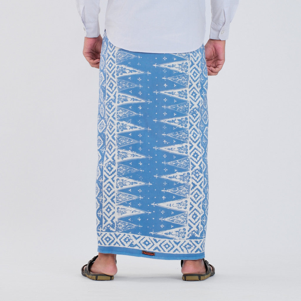 Sarung Batik Cap Pastel Monokrom Rayon Surya Teja SPM-14