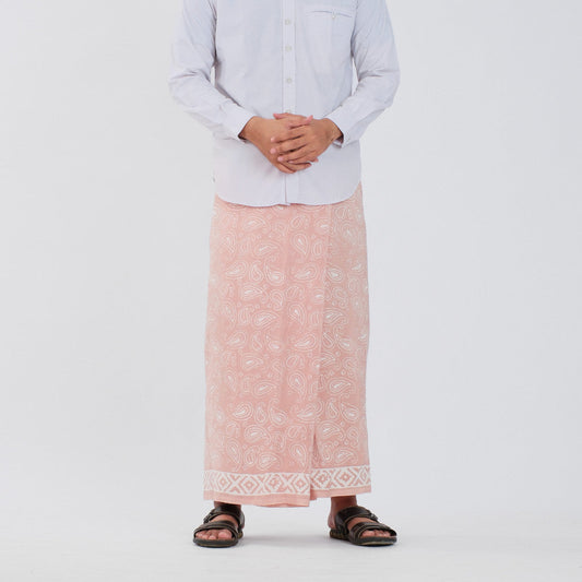 Sarung Batik Cap Pastel Monokrom Rayon Surya Teja SPM-20