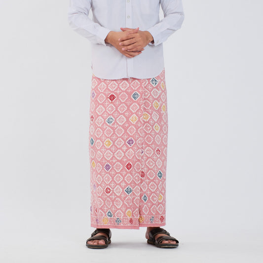 Sarung Batik Cap Pastel Colet Rayon Surya Teja SPC-11