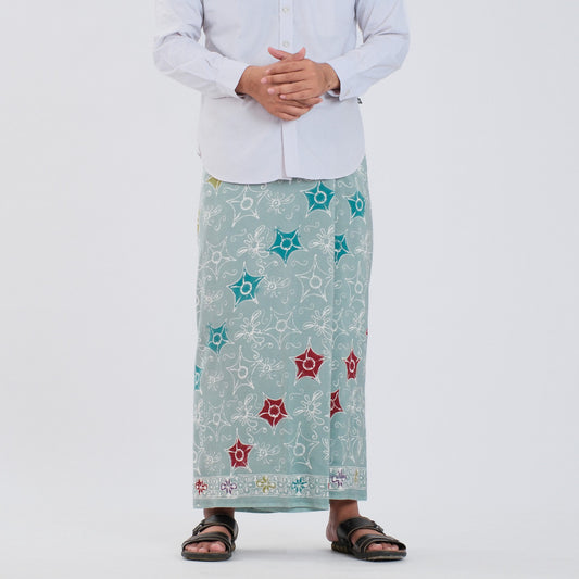 Sarung Batik Cap Pastel Colet Rayon Surya Teja SPC-4