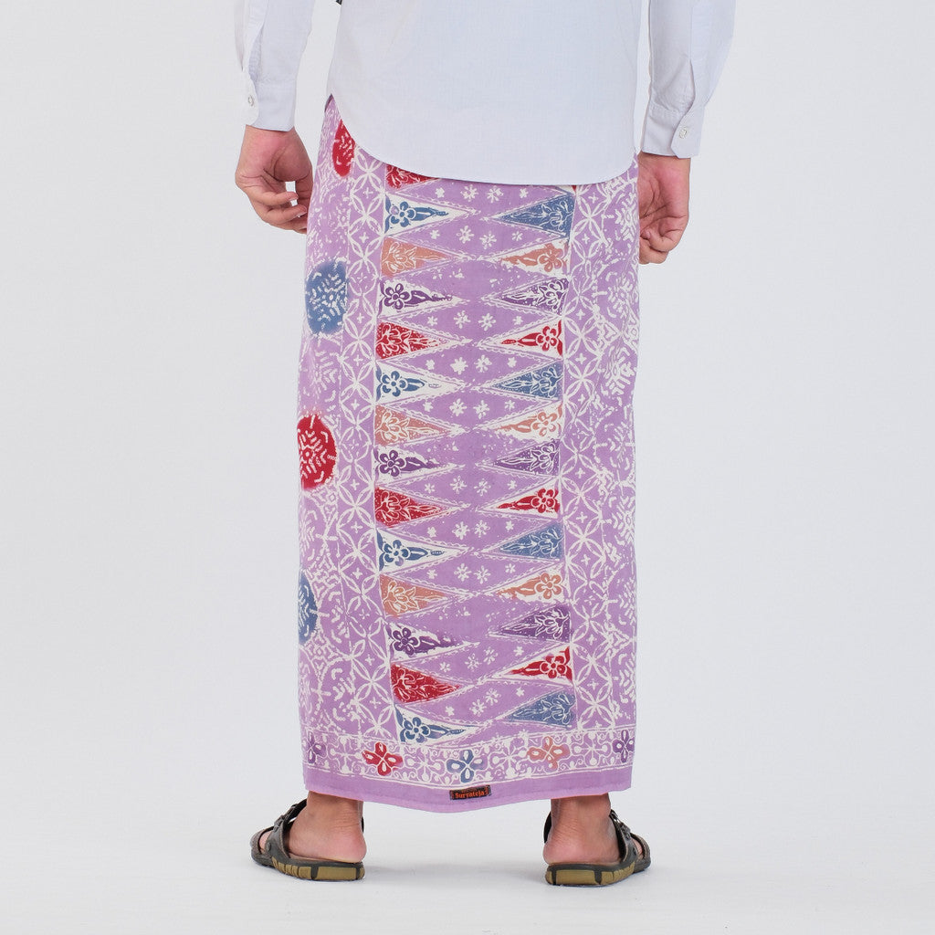 Sarung Batik Cap Pastel Colet Rayon Surya Teja SPC-10
