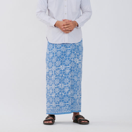 Sarung Batik Cap Pastel Monokrom Rayon Surya Teja SPM-5