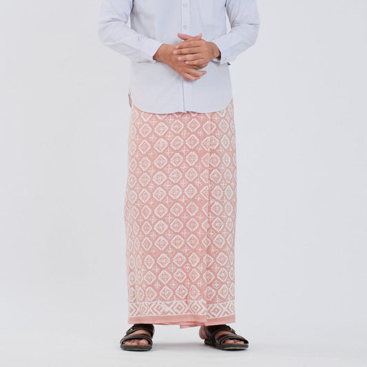 Sarung Batik Cap Pastel Monokrom Rayon Surya Teja SPM-11